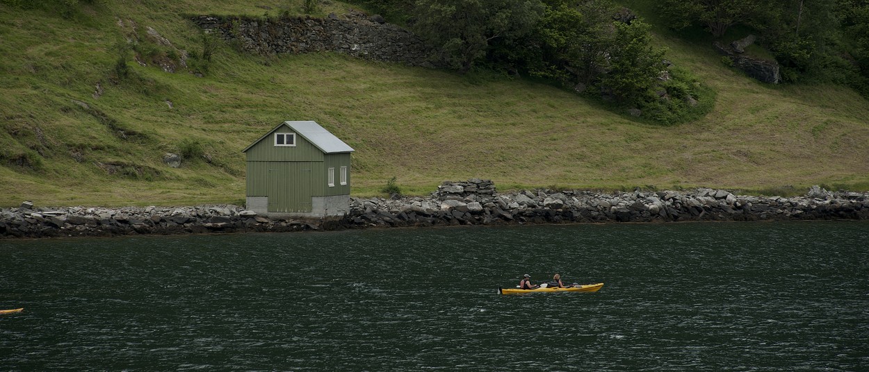 Norsko, červenec 2017, Gutvangen, plavba po Aurlandsfjordu