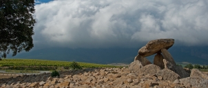 Španělsko menhir v Navarrské krajině 2015